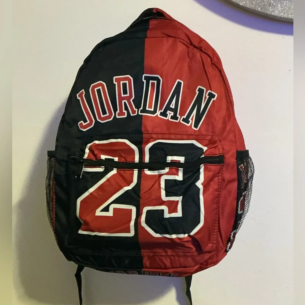 Jordan Backpack in Red and Black